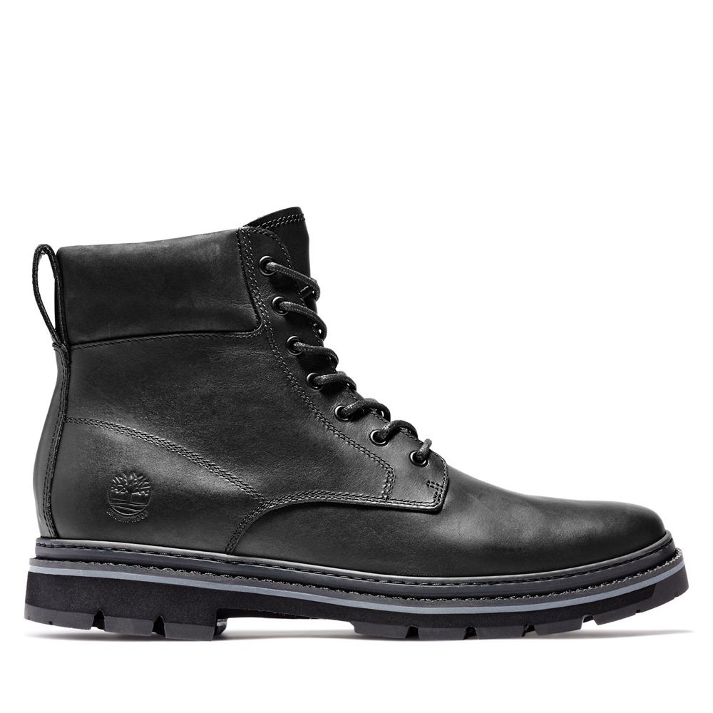 Botas de Nieve Timberland Argentina Hombre - Port Union Waterproof Plain-Toe - Negras - WMGJKN-607